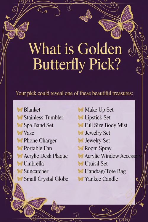 What is a Golden Butterfly Pick?